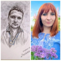 Творча зустріч з талановитими поетесою Ольгою Кицею та художником Володимиром Ребровим.